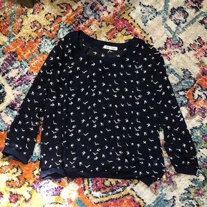 🎈Wishful Park Navy Sparrow Sheer Top